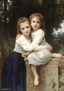 William-Adolphe Bouguereau (1825-1905)- Two_Sisters (1901)